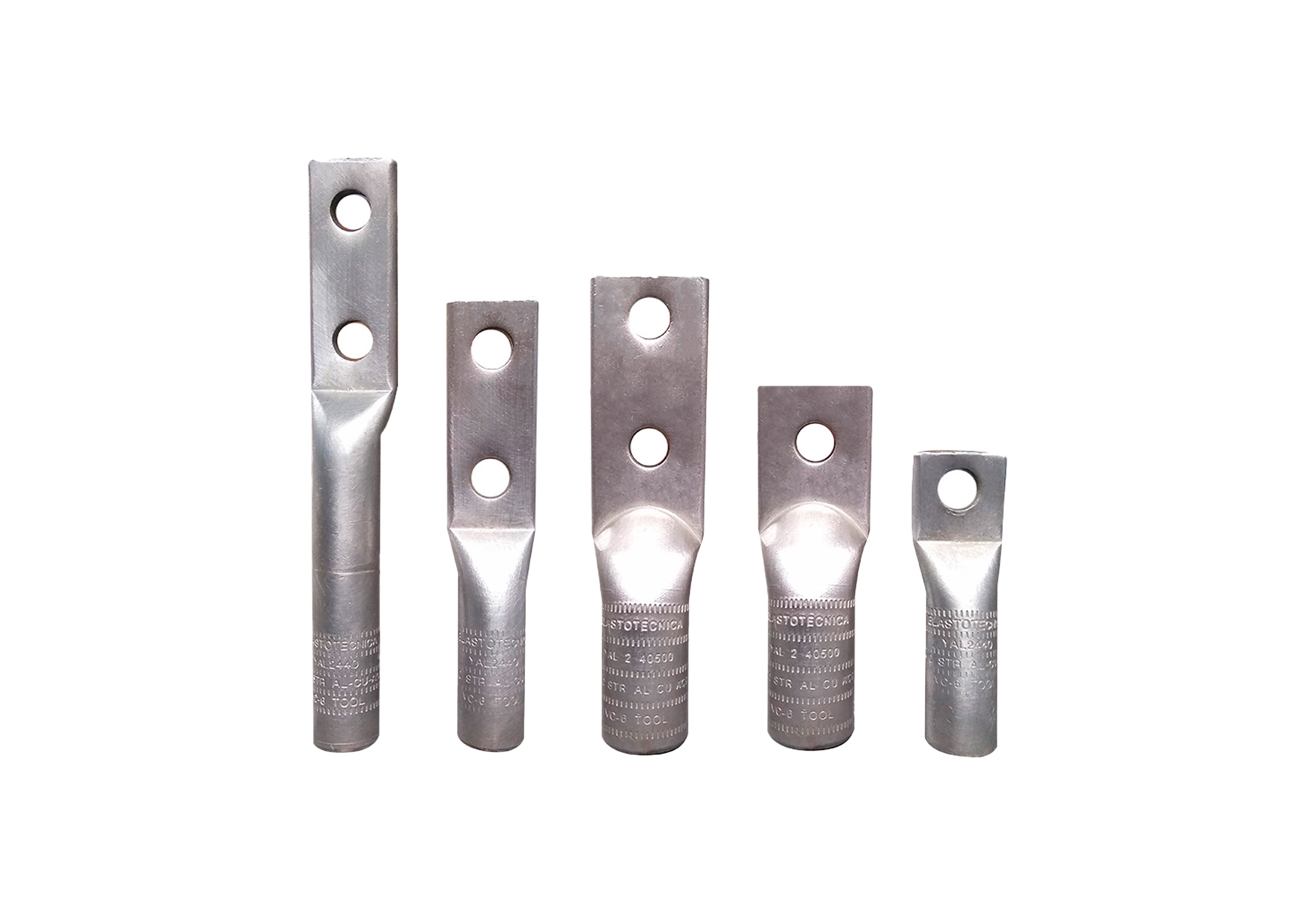 Zapata de 1-2 Ojillos de Aluminio Estañado o Bimetelica